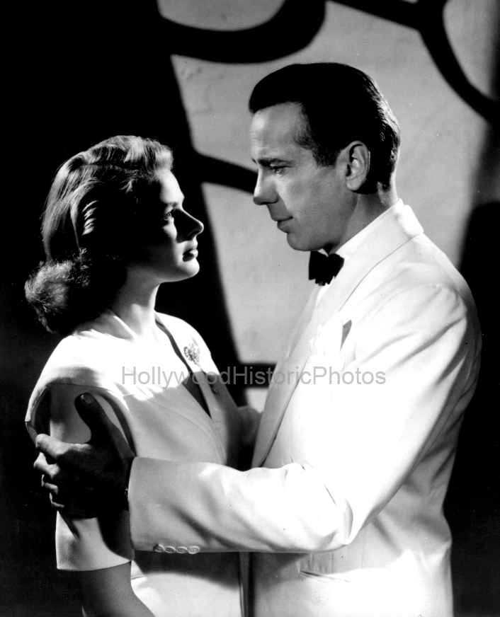 Humphrey Bogart 1942 4 With Ingrid Bergman Casablanca WM.jpg